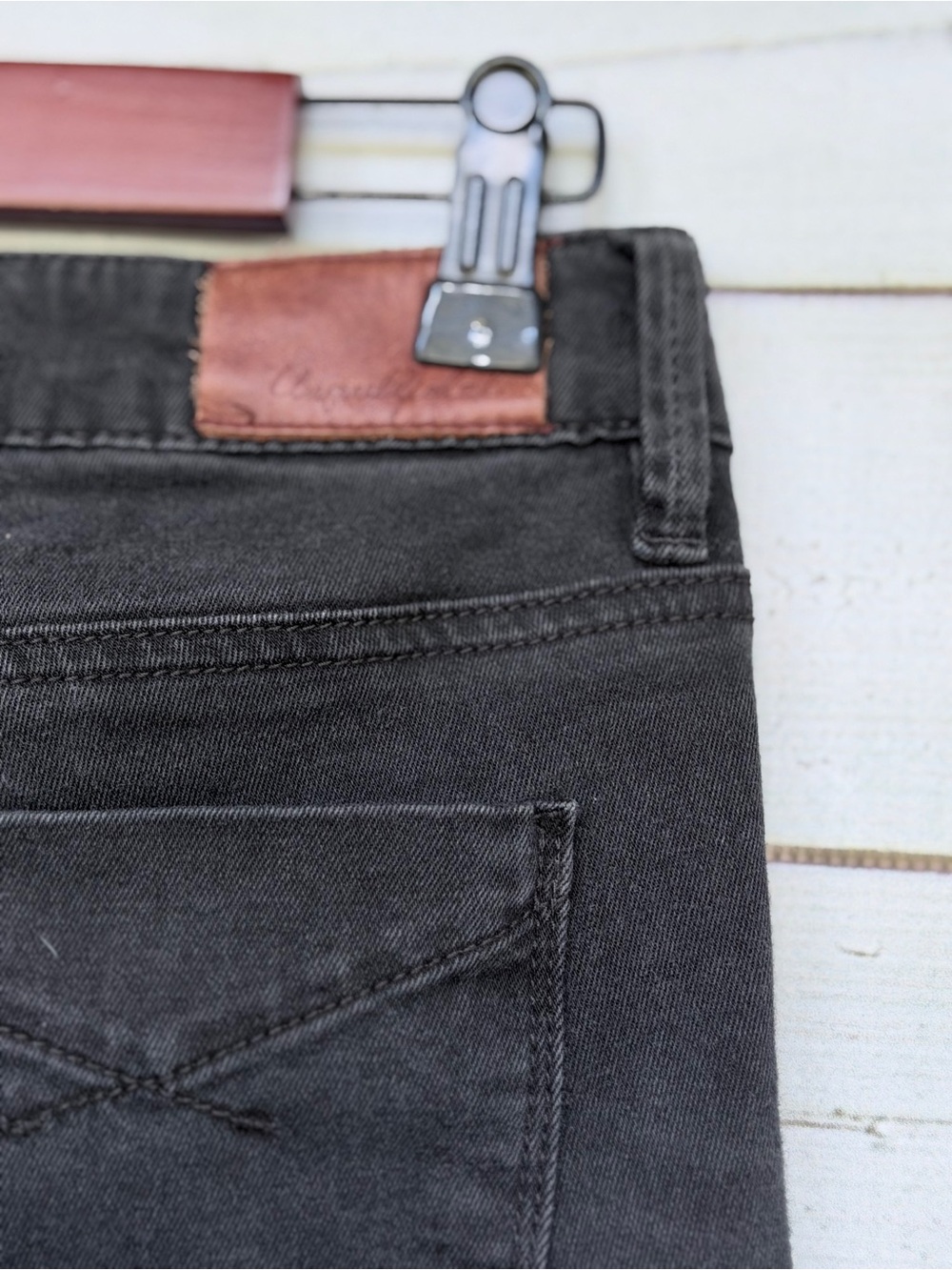 Unpublished Black Flare Jeans - Classic Flared Denim - Size 28 - Picture 7 of 7